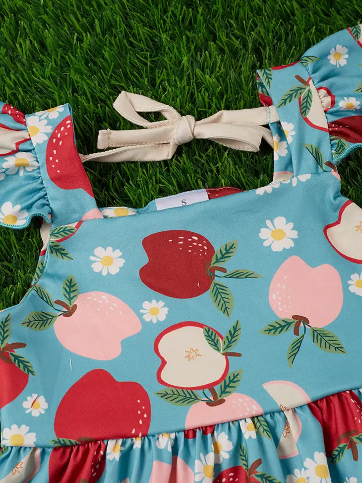 Apple Orchard Ruffle Shorts Set