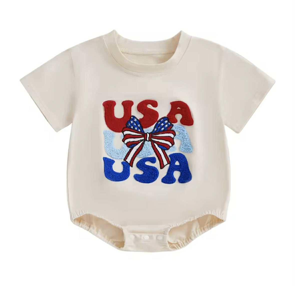 USA Bow Bubble Tee