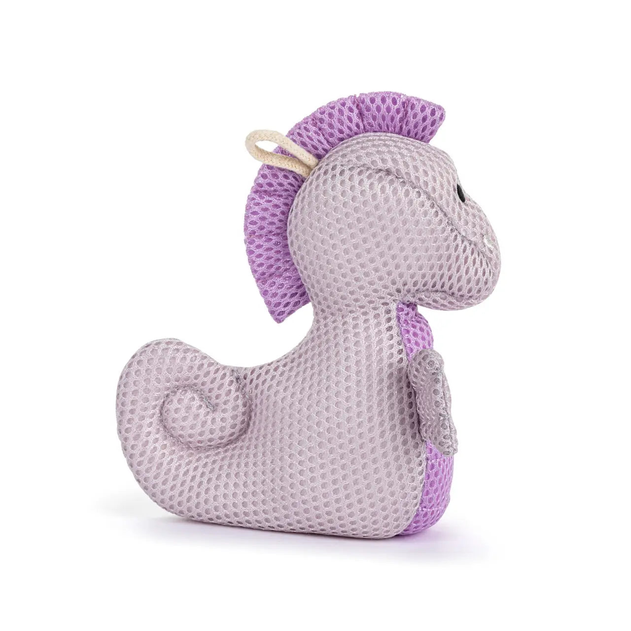 Purple Seahorse Bath Plush