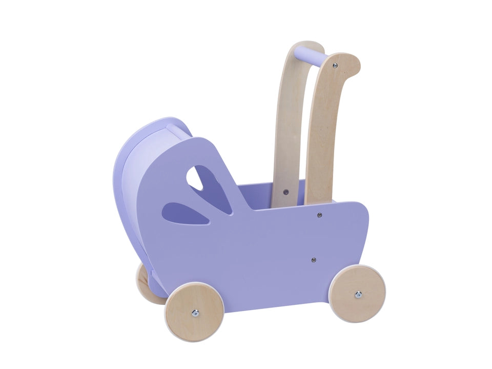 Wooden Doll Pram