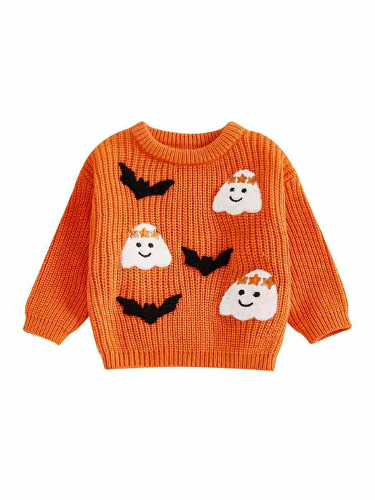 Bat & Ghost Knit Sweater
