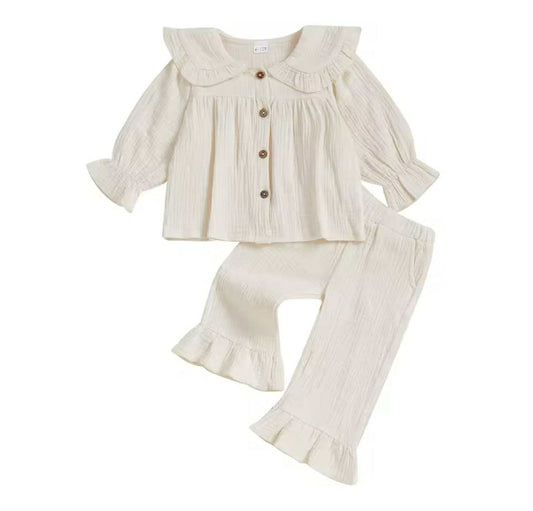 Linen Ruffle Set