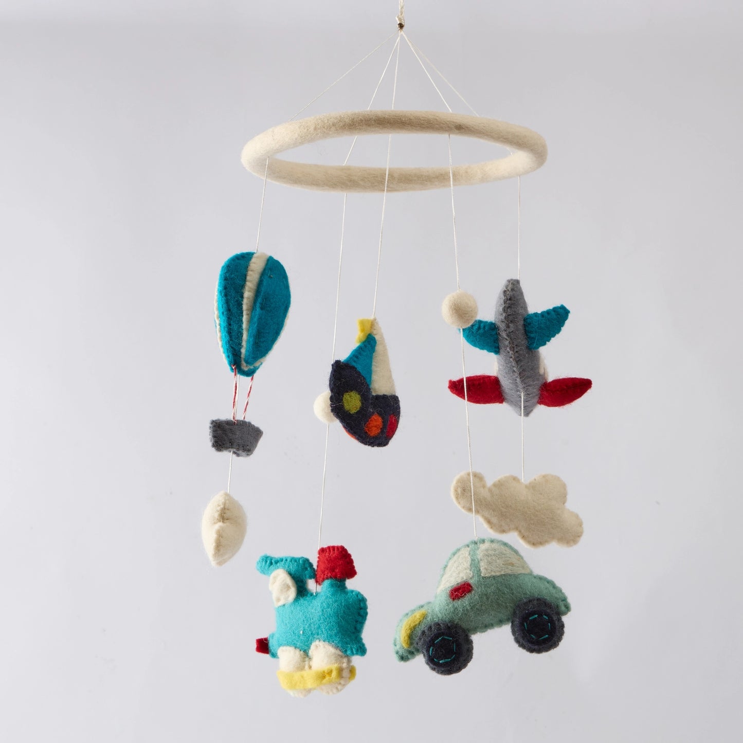 Things That Go Felt Baby Mobile