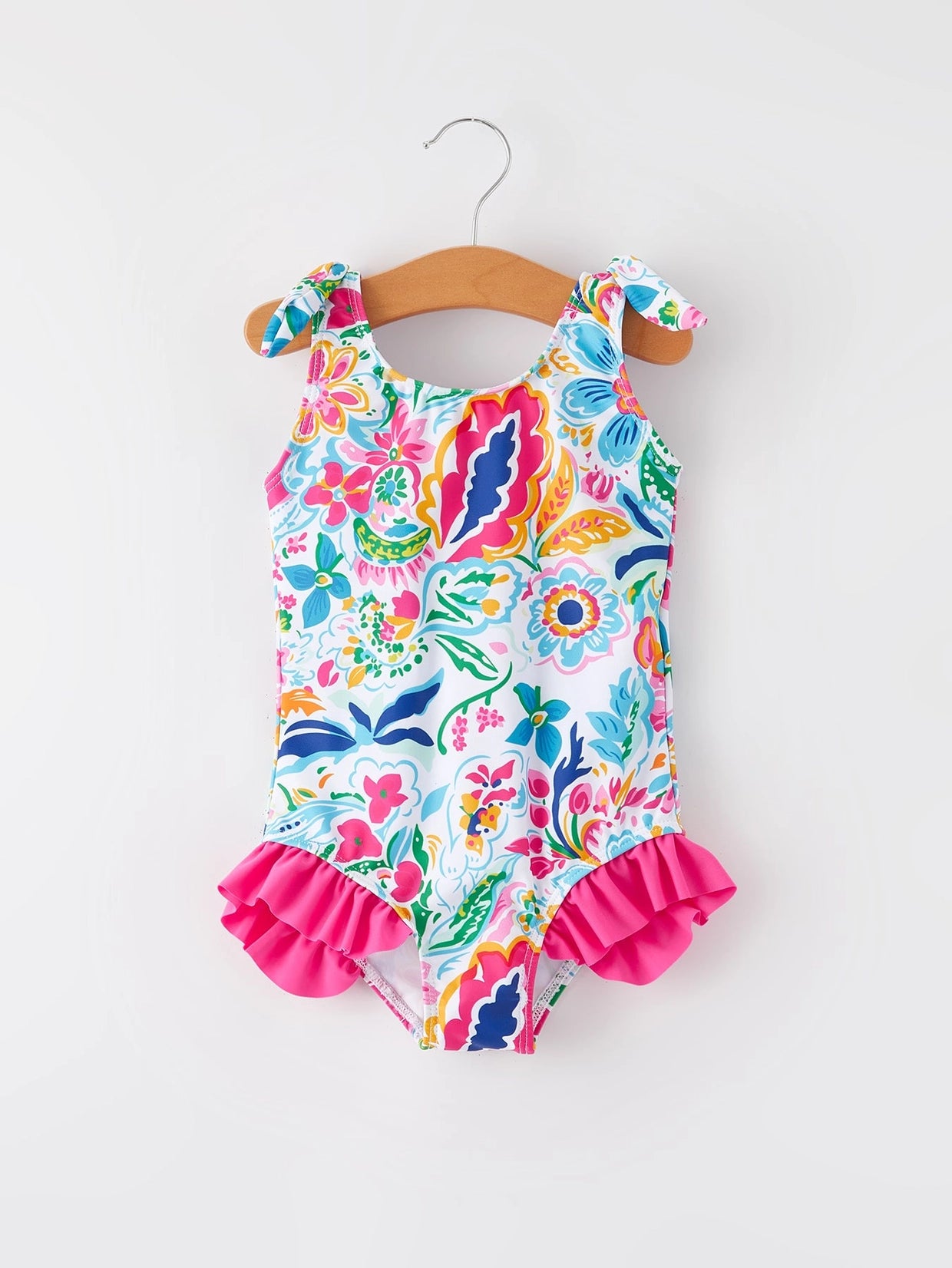 Rainbow Floral Swimsuit