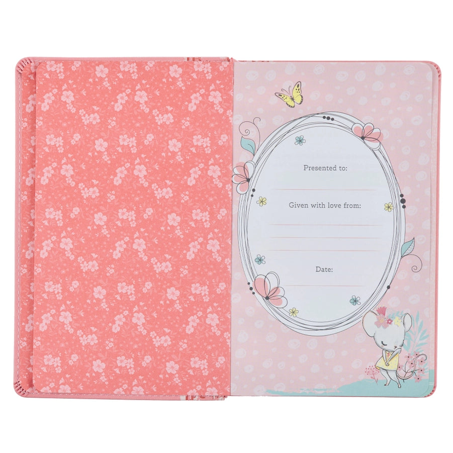 Pink Faux Leather Nlt Keepsake Bible