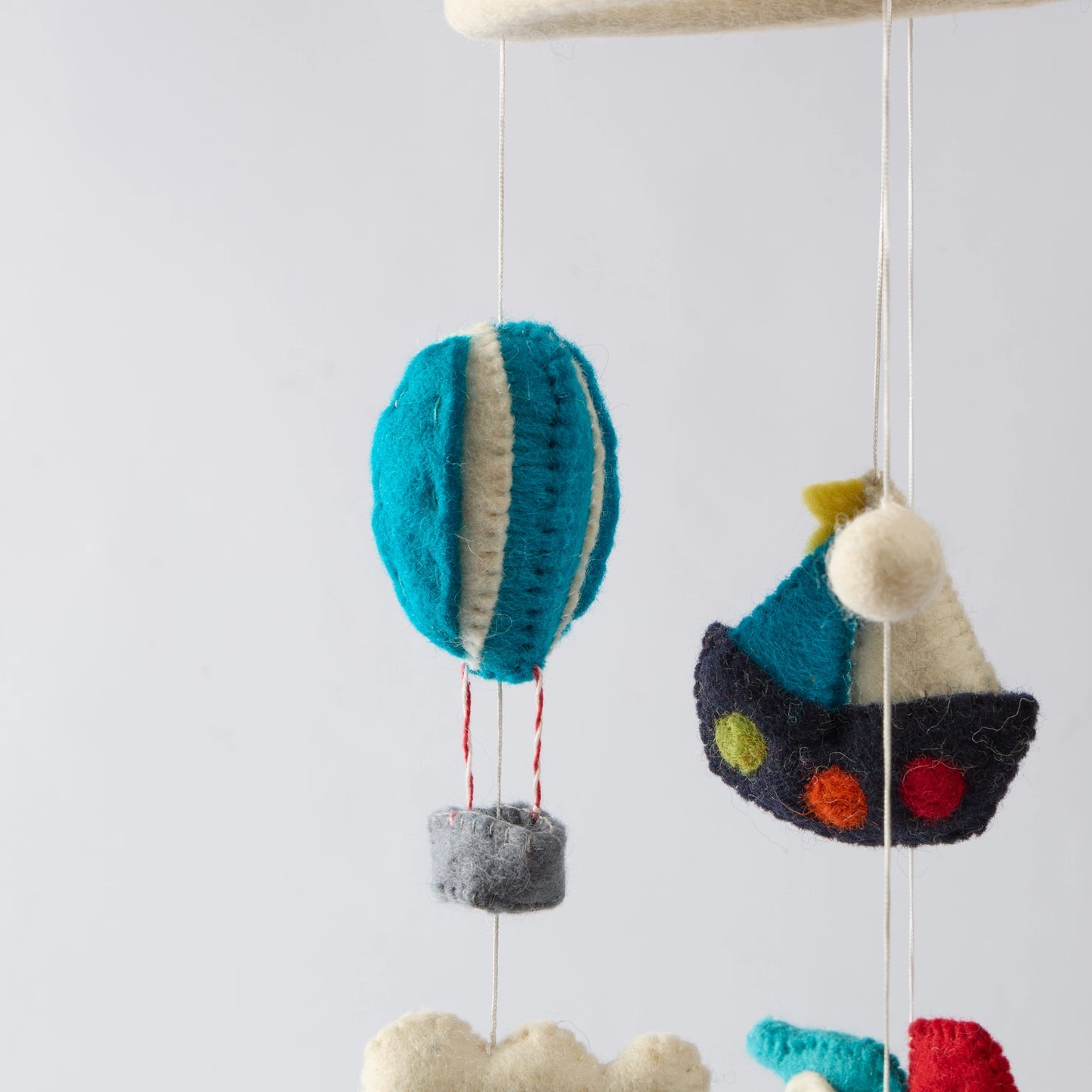 Things That Go Felt Baby Mobile
