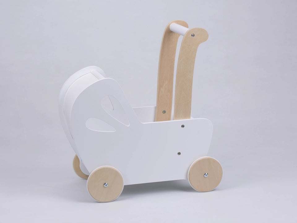 Wooden Doll Pram