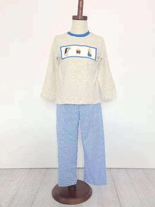 Nativity Smocked Set