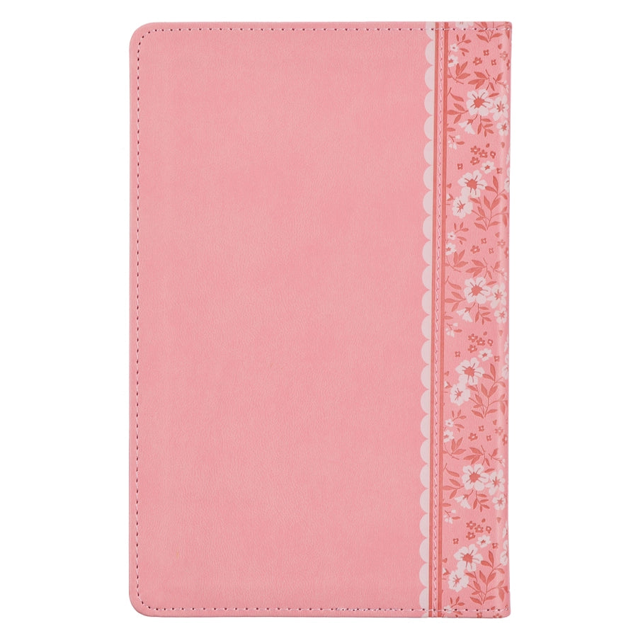 Pink Faux Leather Nlt Keepsake Bible