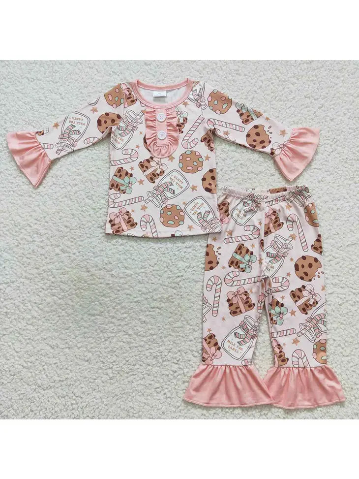 Milk & Cookies Pink Pajamas