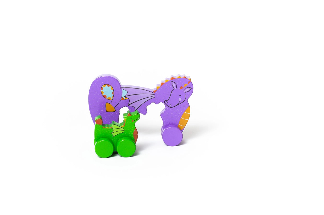 Dragon Big & Little Wooden Roller
