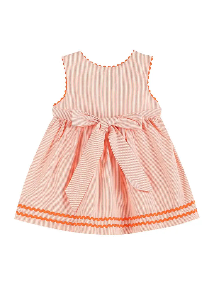 Orange Pumpkin A Line Dress