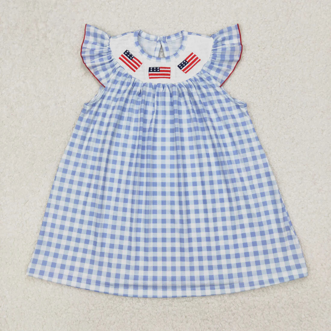 Flag Smocked Dress