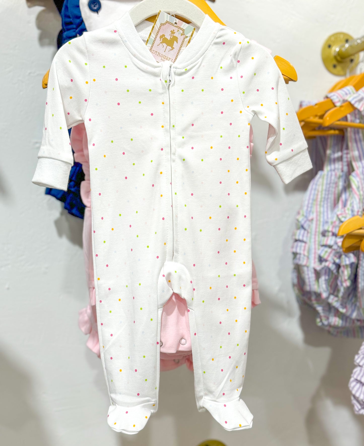 Small Dot Footie Sleeper