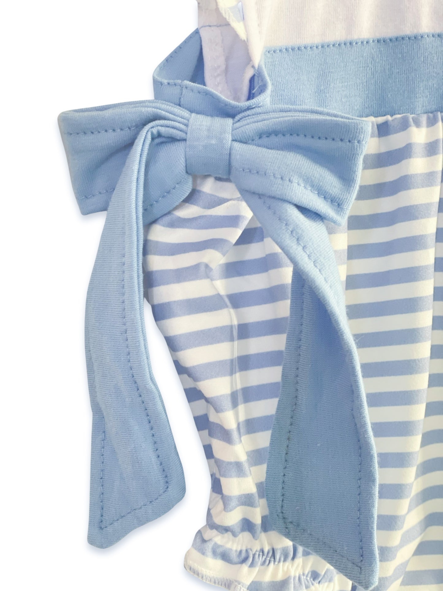 I Love Dad Embroidered Ruffle Romper