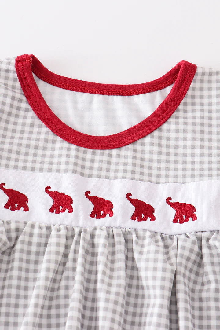 Alabama Embroidered Ruffle Set