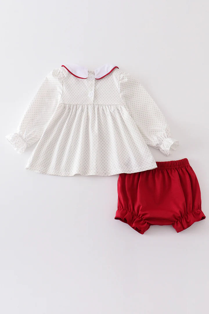 Alabama Embroidered Bloomers Set