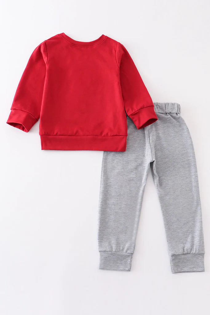 Alabama Embroidered Pants Set
