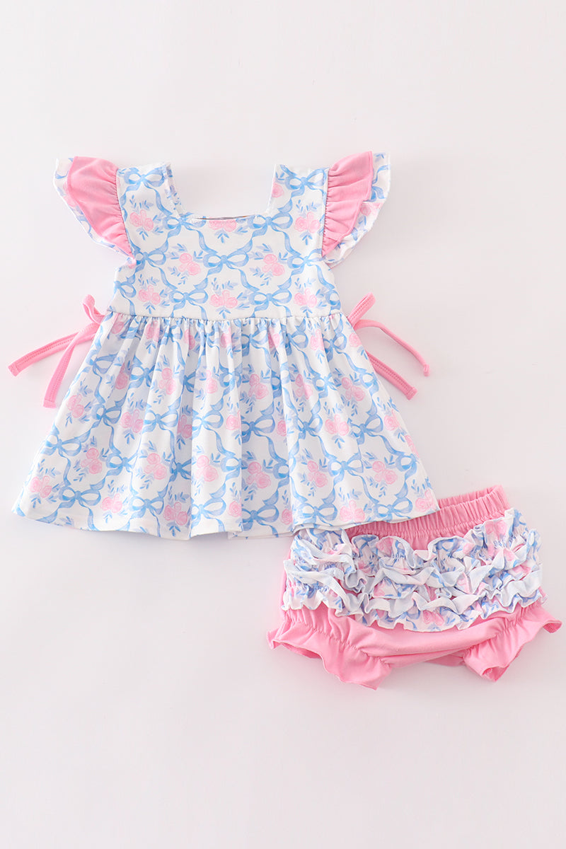 Bows & Roses Bloomers Set