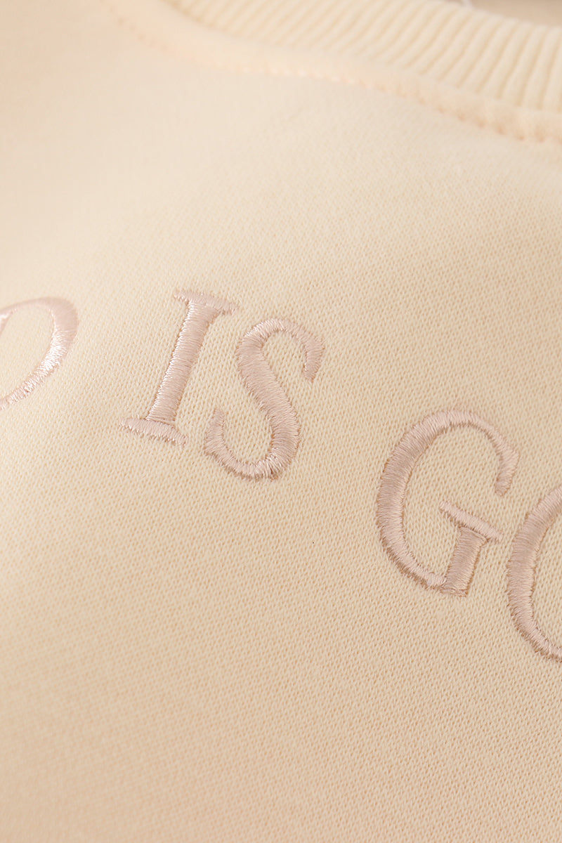 God Is Good Sweatshirt: Yellow