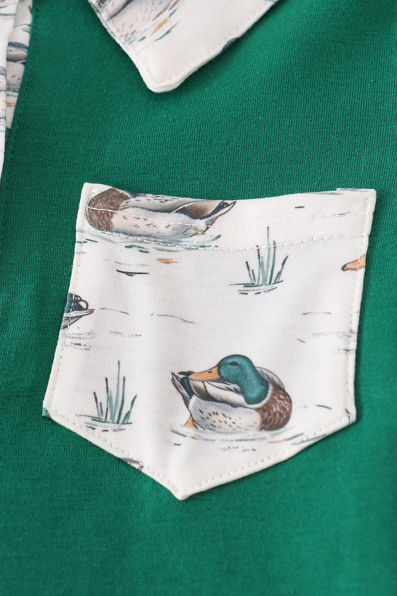 Duck Print Polo Set