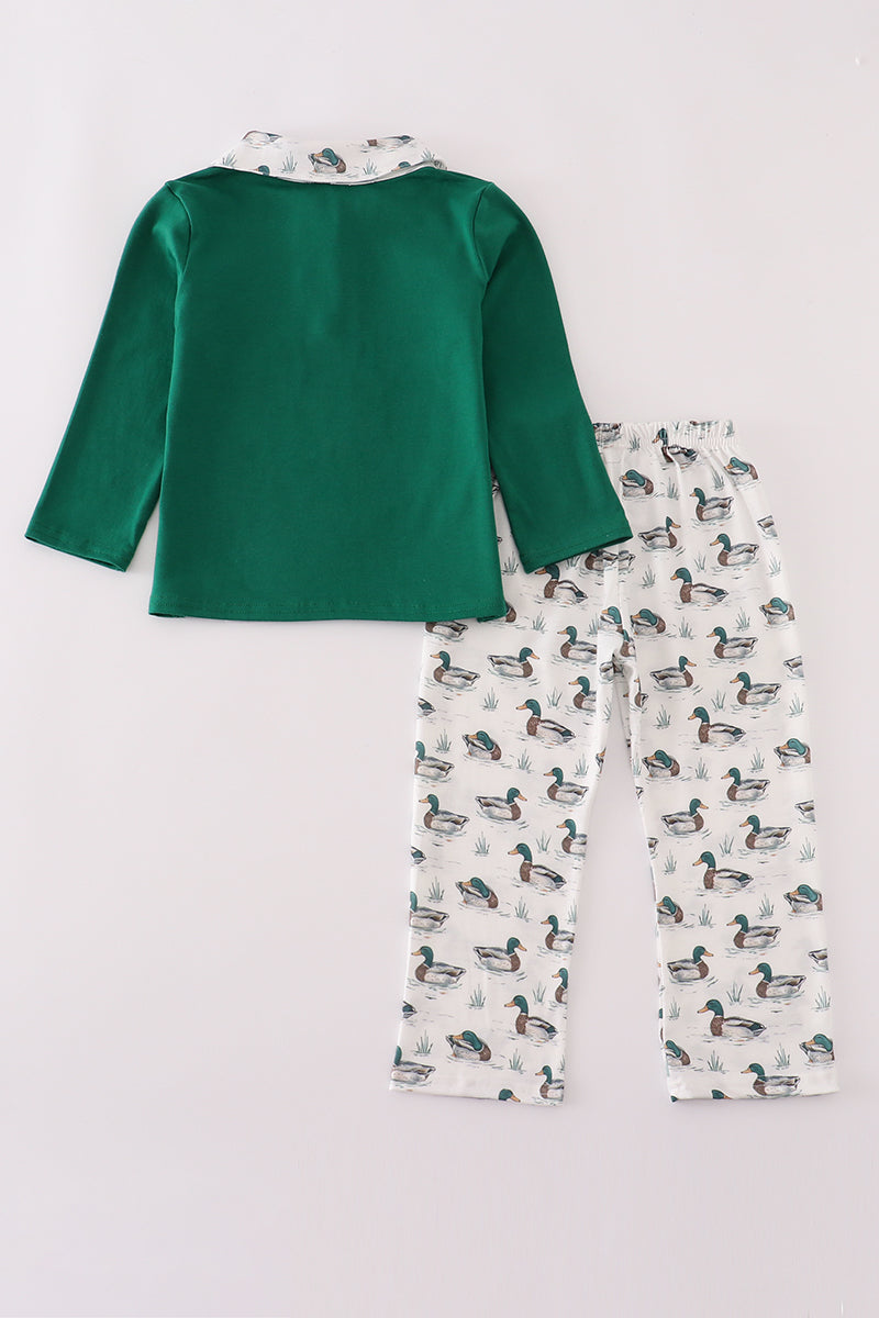 Duck Print Polo Set
