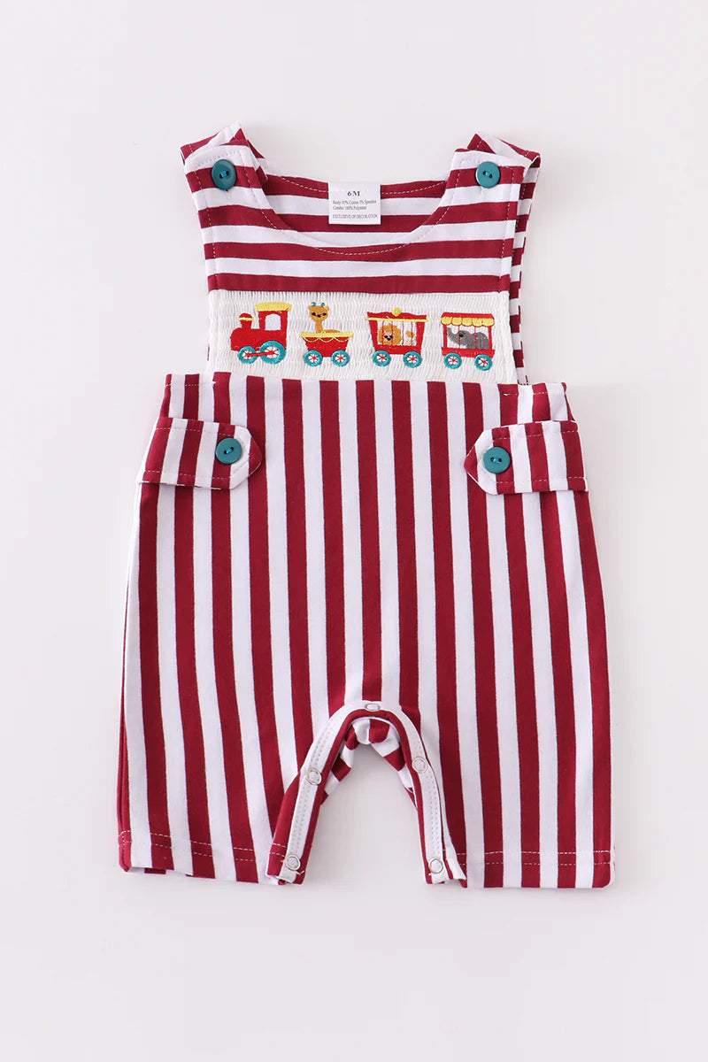 Circus Train Smocked JonJon