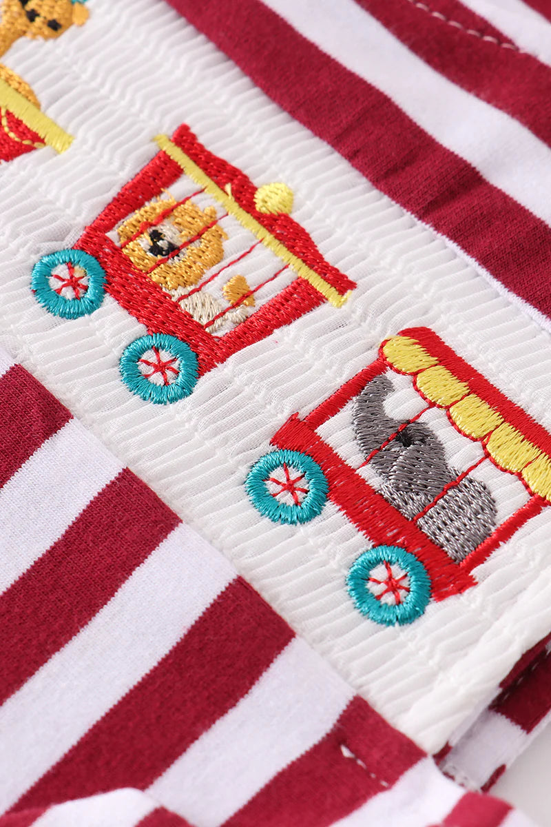 Circus Train Smocked JonJon