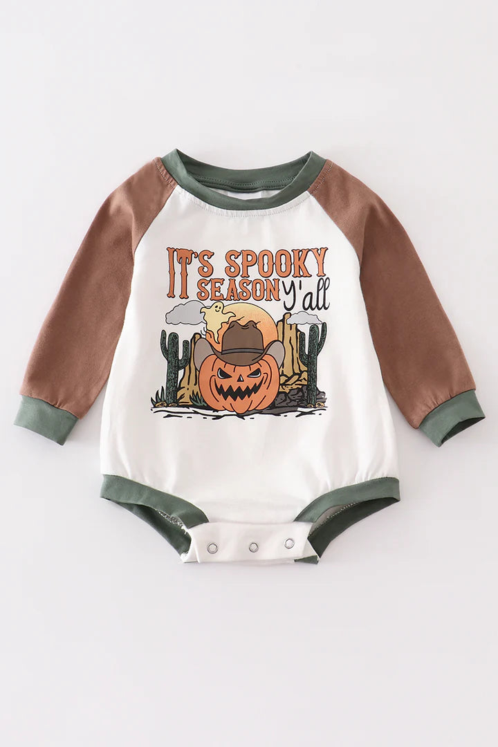 Spooky Season Y'all Romper