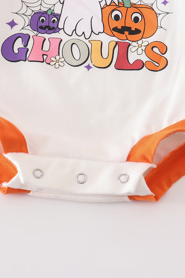 Let's Go Ghouls Colorblock Romper