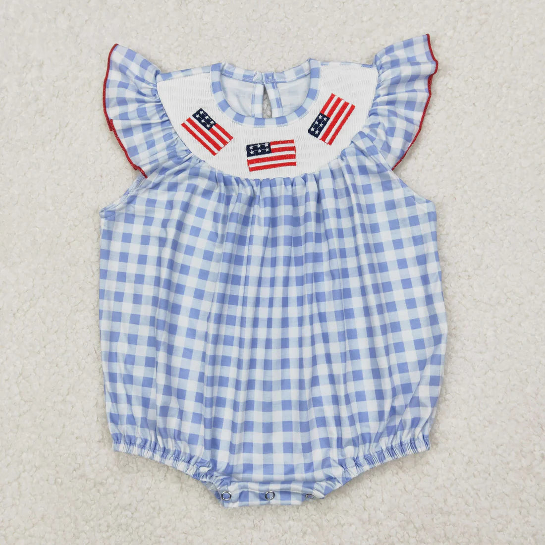 Flag Smocked Bubble