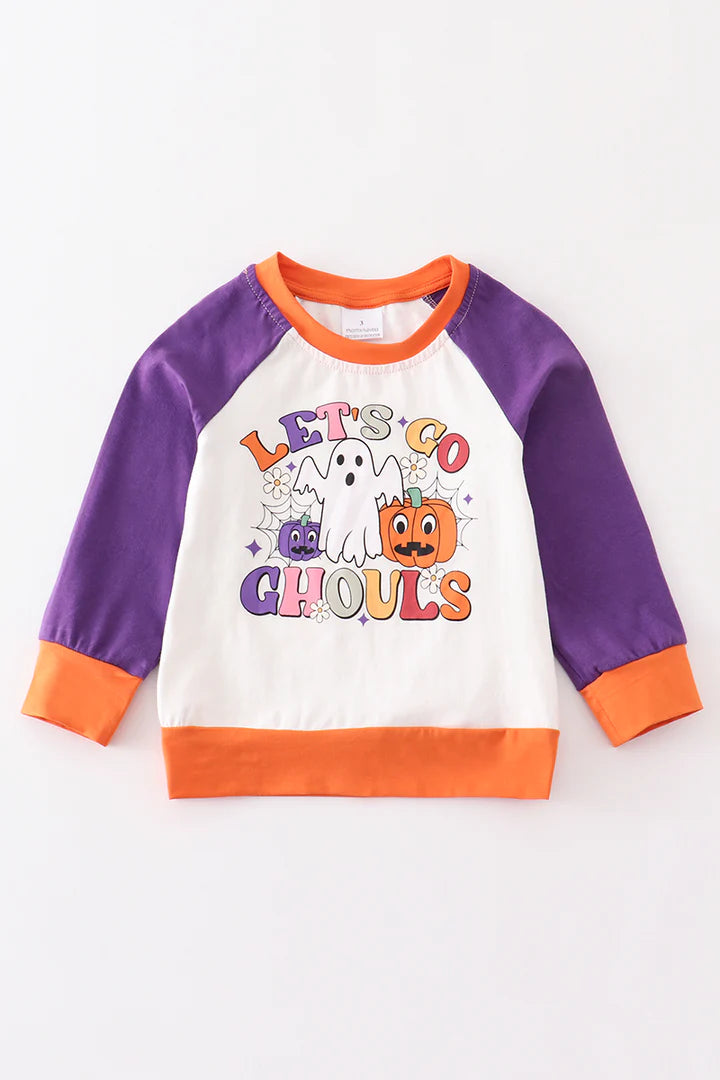 Let's Go Ghouls Colorblock Top