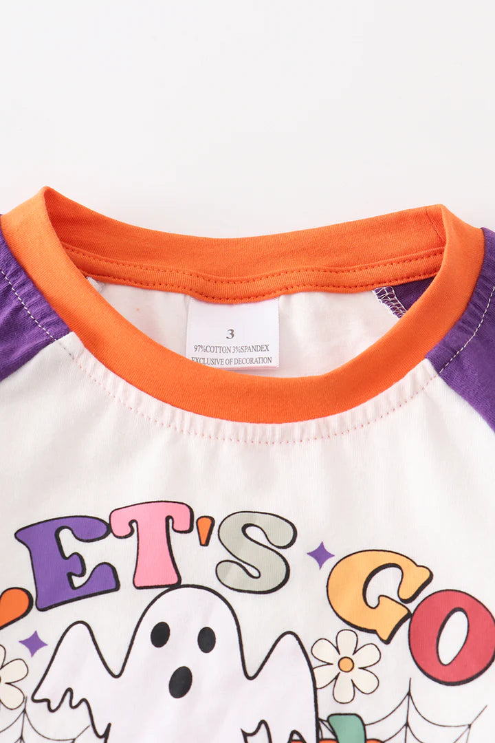 Let's Go Ghouls Colorblock Top