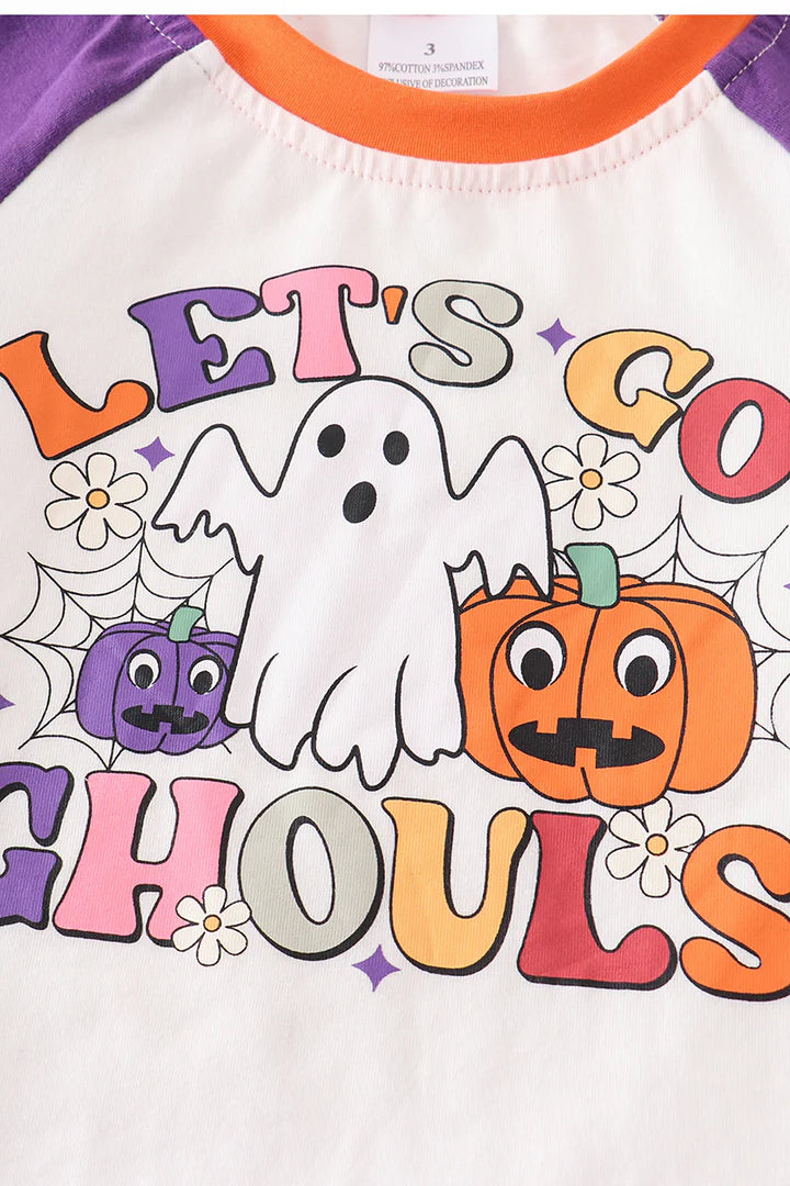 Let's Go Ghouls Colorblock Top