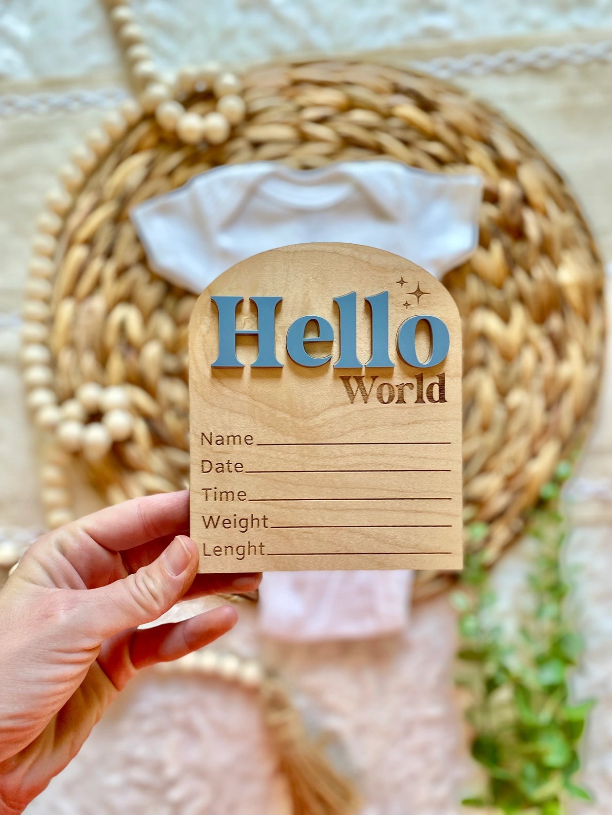 Hello World Birth Stat Sign