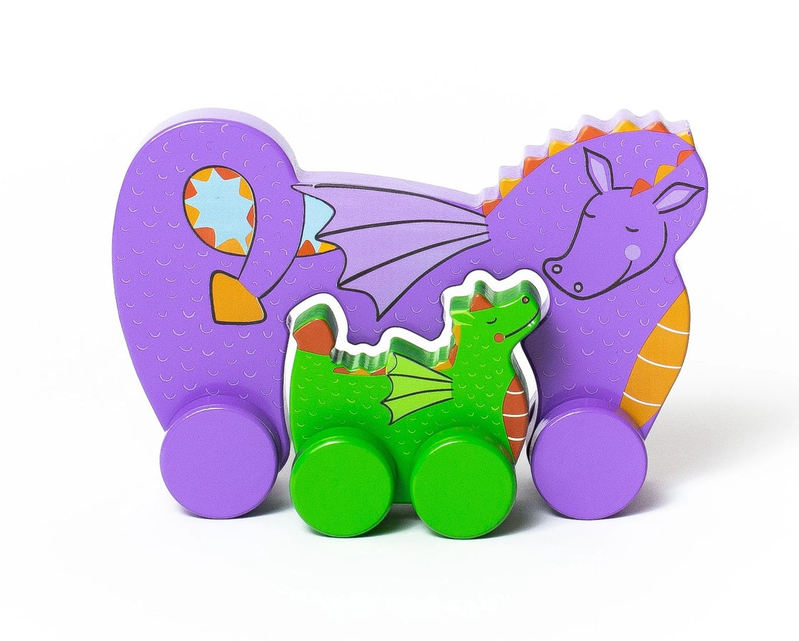 Dragon Big & Little Wooden Roller