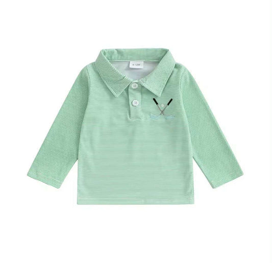 LS Green Golf Polo