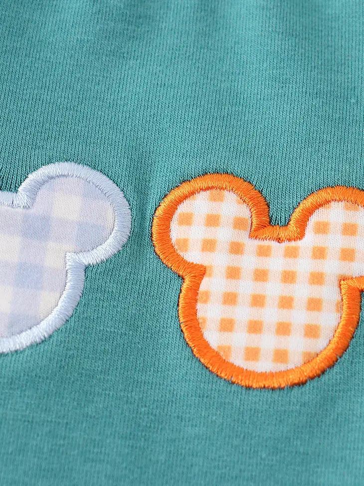 Blue Mouse Applique Tee