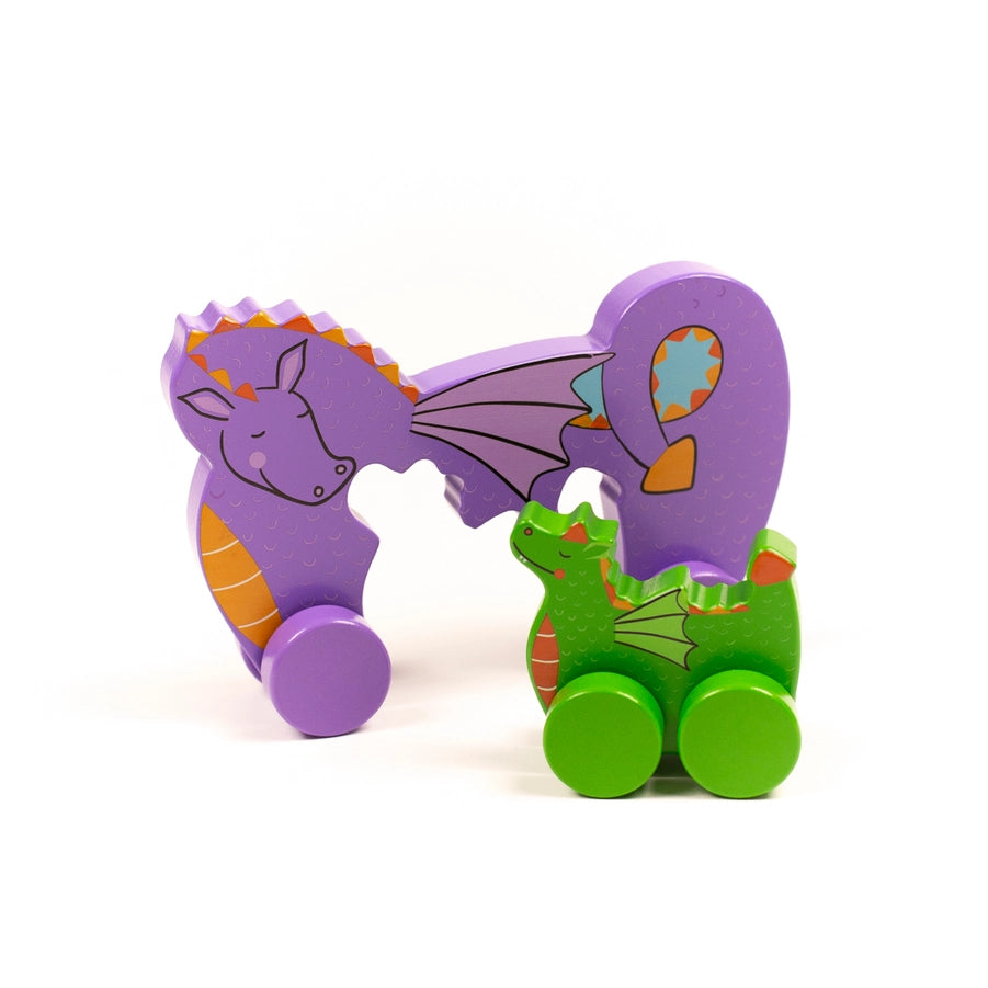 Dragon Big & Little Wooden Roller