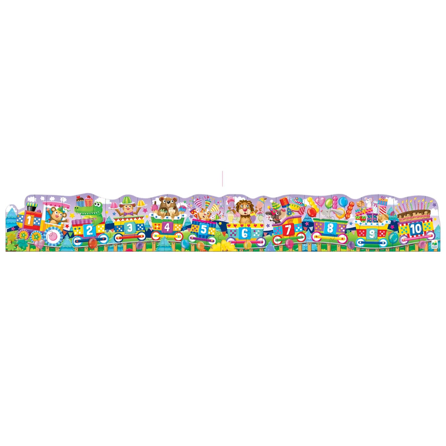 Puzzle Doubles! Giant ABC & 123 Train