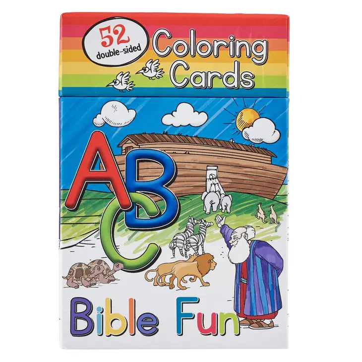 52 ABC Bible Fun Coloring Cards