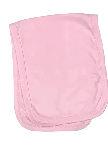 Solid Bib & Burp Cloth Set