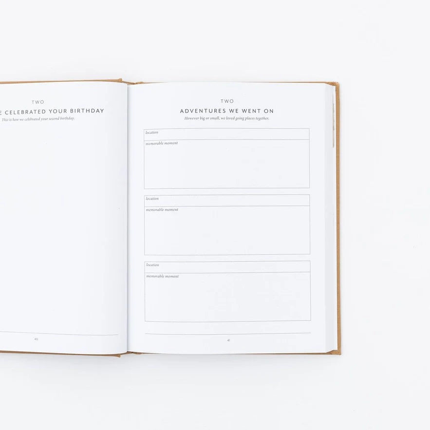 'Childhood, A History' Keepsake Book