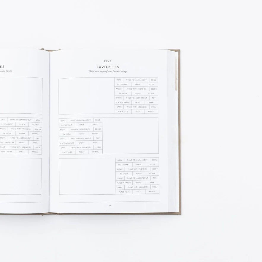 'Childhood, A History' Keepsake Book