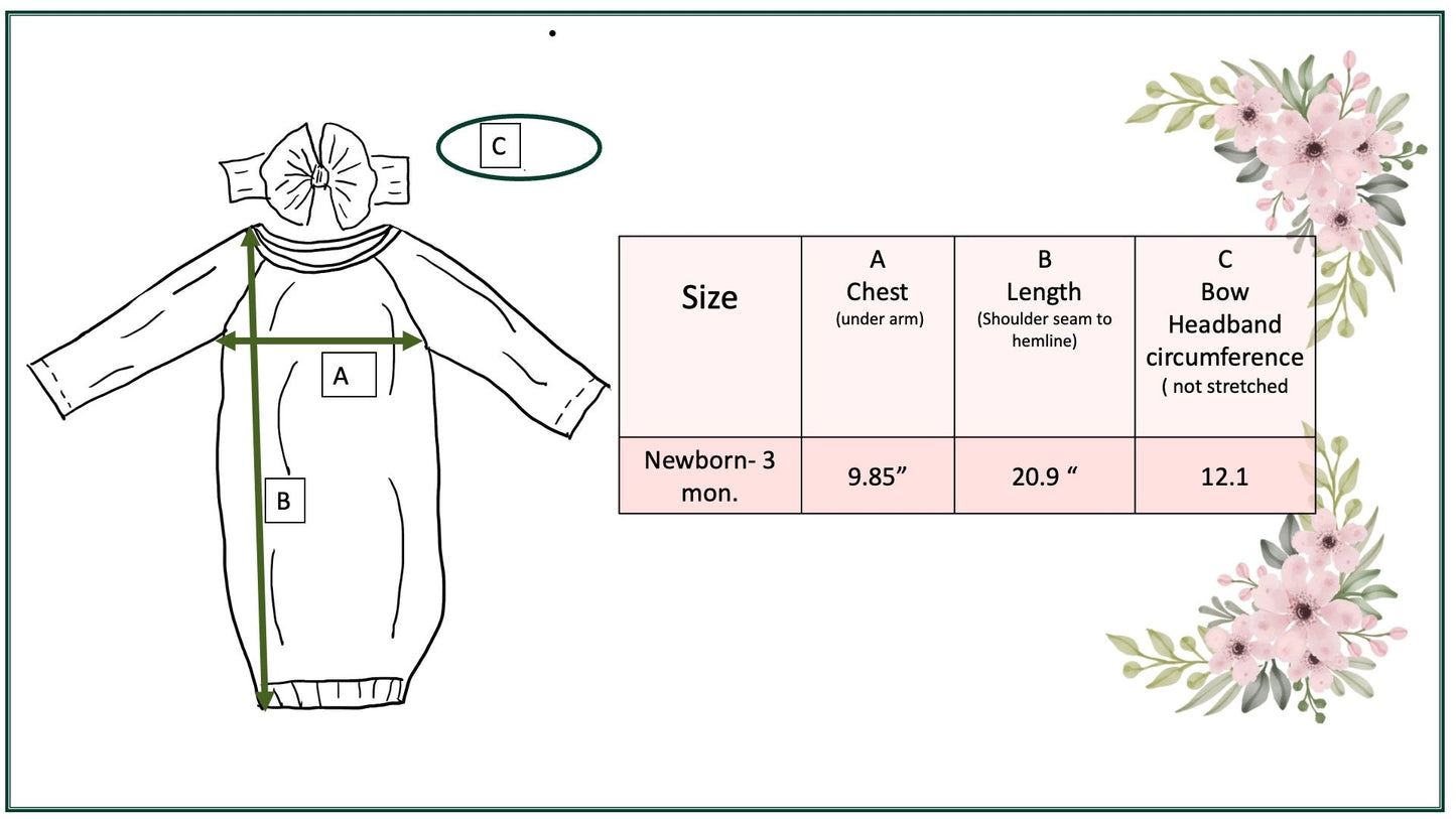 Claire Coquette Infant Gown
