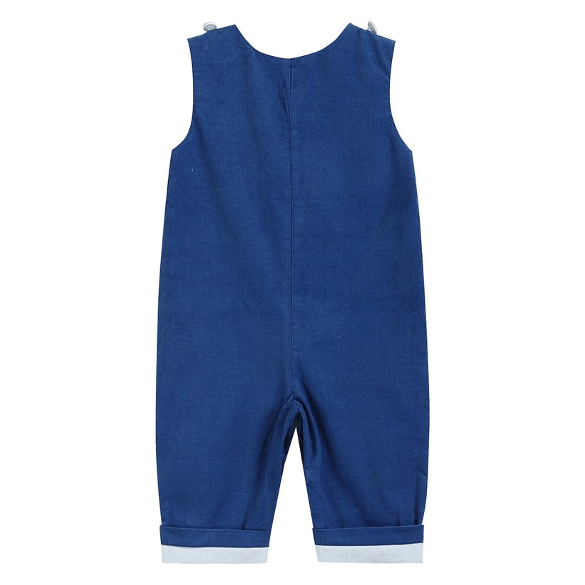 Blue Nativity Smocked JonJon