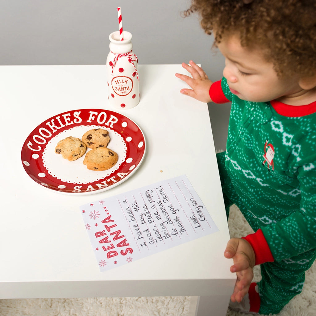 Santa's Milk & Cookies Set