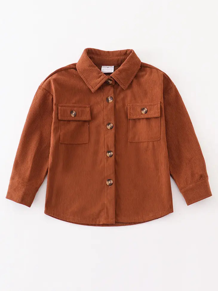 Brown Corduroy Button Down