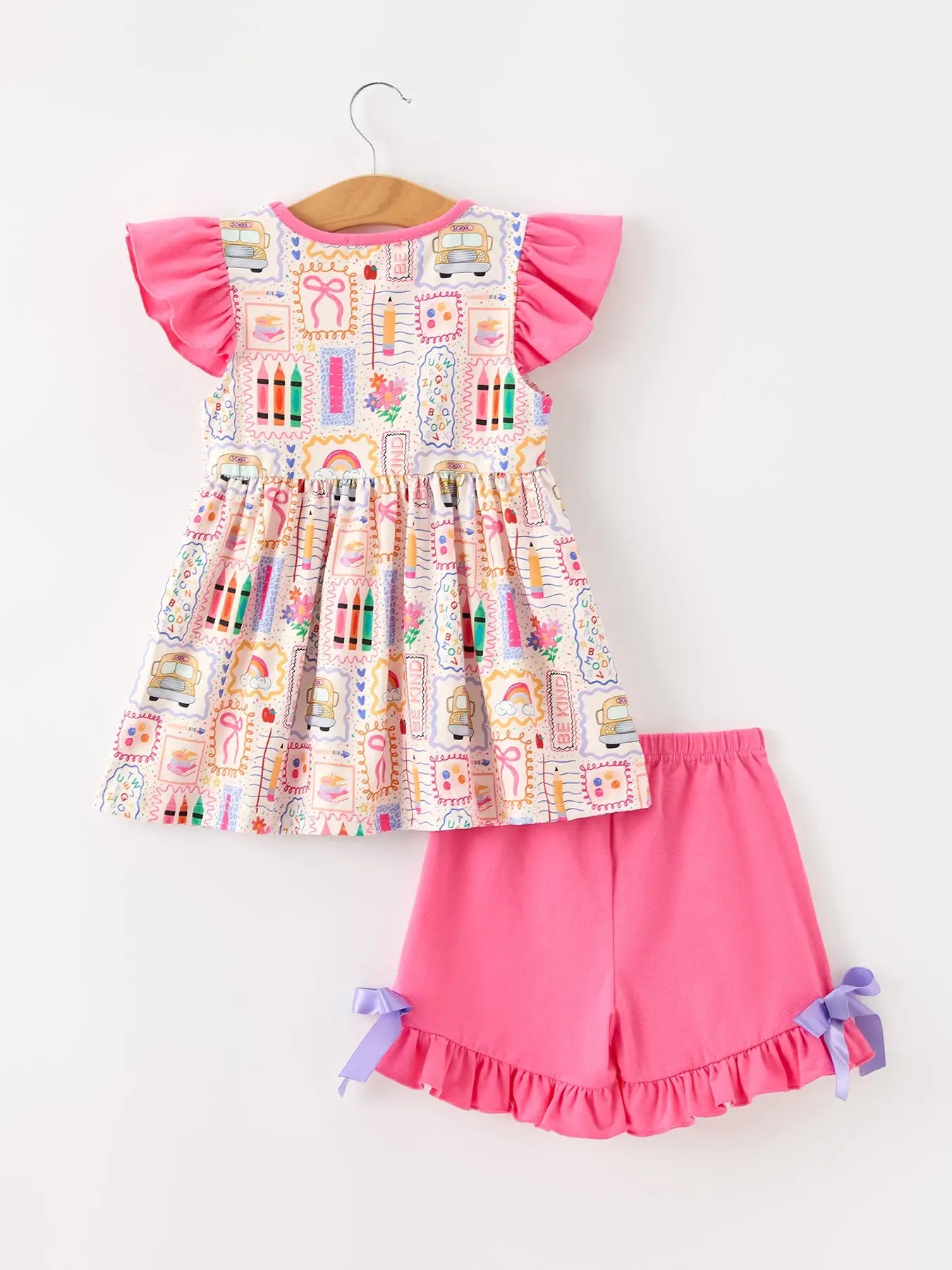 BTS Pink Ruffle Set