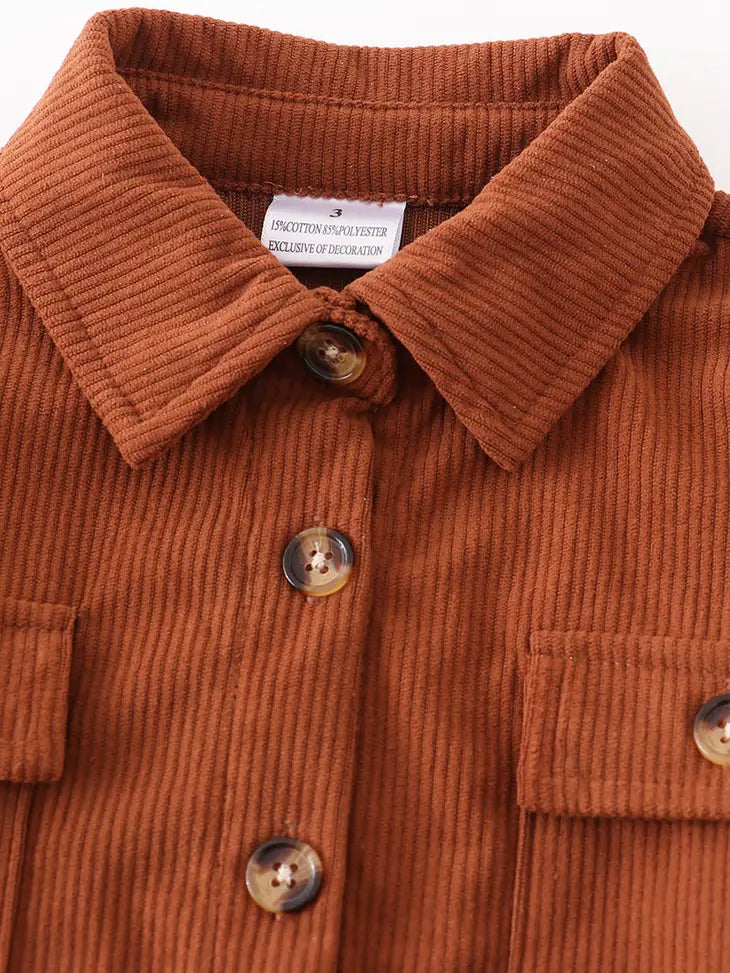Brown Corduroy Button Down